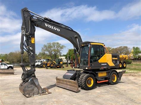 volvo wheeled excavator for sale